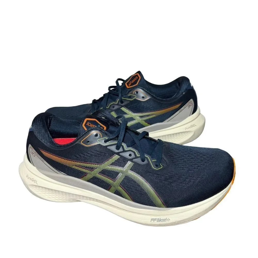 ASICS Navy and Lime Athletic Sneakers size 12